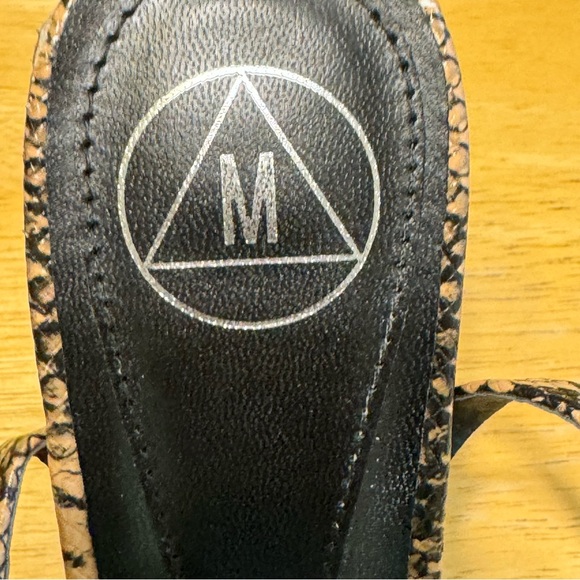 Misguided Barely There Leopard Print Pointed Toe Heel Sandals - Picture 2 of 7